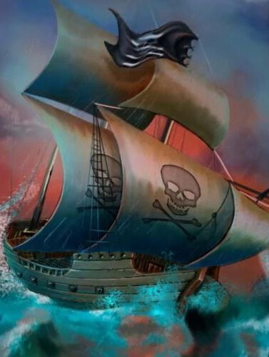 In Search of Treasure: Pirate Stories - Обложка