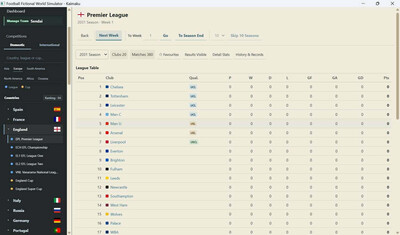 Football Fictional World Simulator - Изображение 1