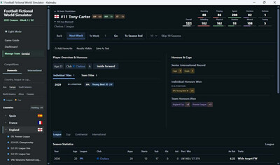 Football Fictional World Simulator - Изображение 2