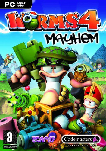 Worms 4: Mayhem - Обложка
