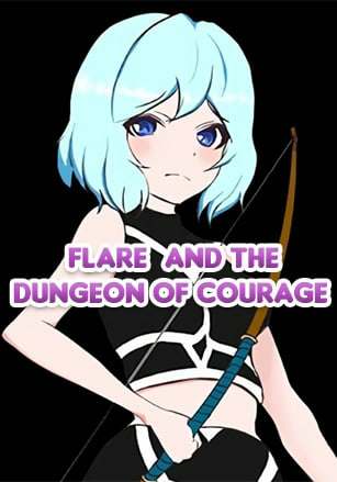 Flare and the Dungeon of Courage - Обложка