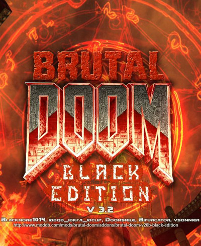 Brutal Doom: Black Edition - Обложка